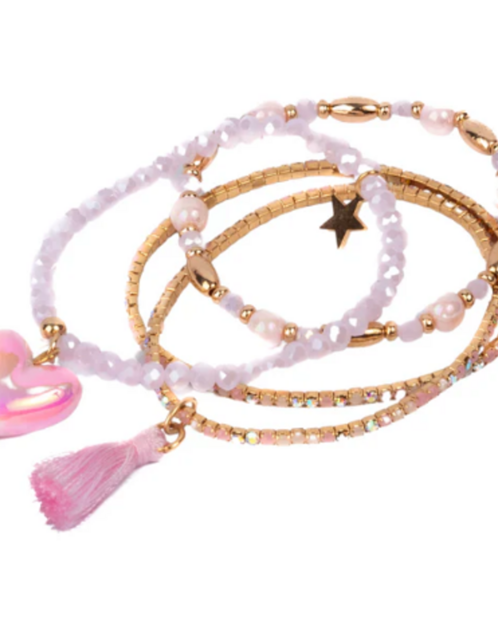 Great Pretenders Boutique Luminescent Love Bracelet Set 4pc