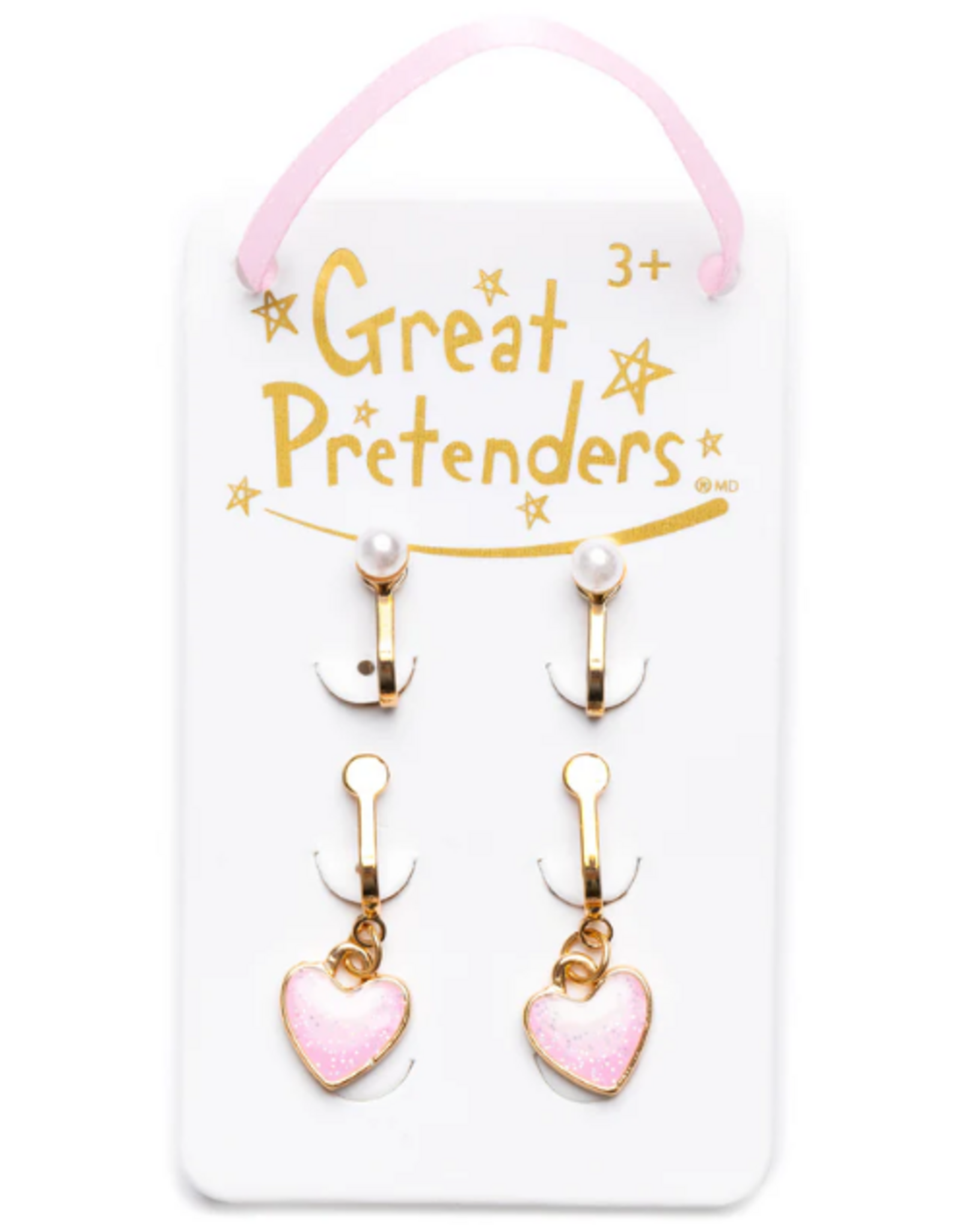 Great Pretenders Boutique Cute & Classy  Clip on Earrings, 2 Pr