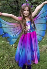 Great Pretenders Butterﬂy Twirl Dress with Wings & Headband, Blue/Purple, Size 3-4
