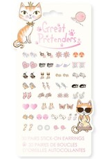 Great Pretenders Paw-some Sticker Earrings, 30 pairs