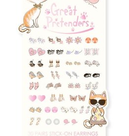 Great Pretenders Paw-some Sticker Earrings, 30 pairs