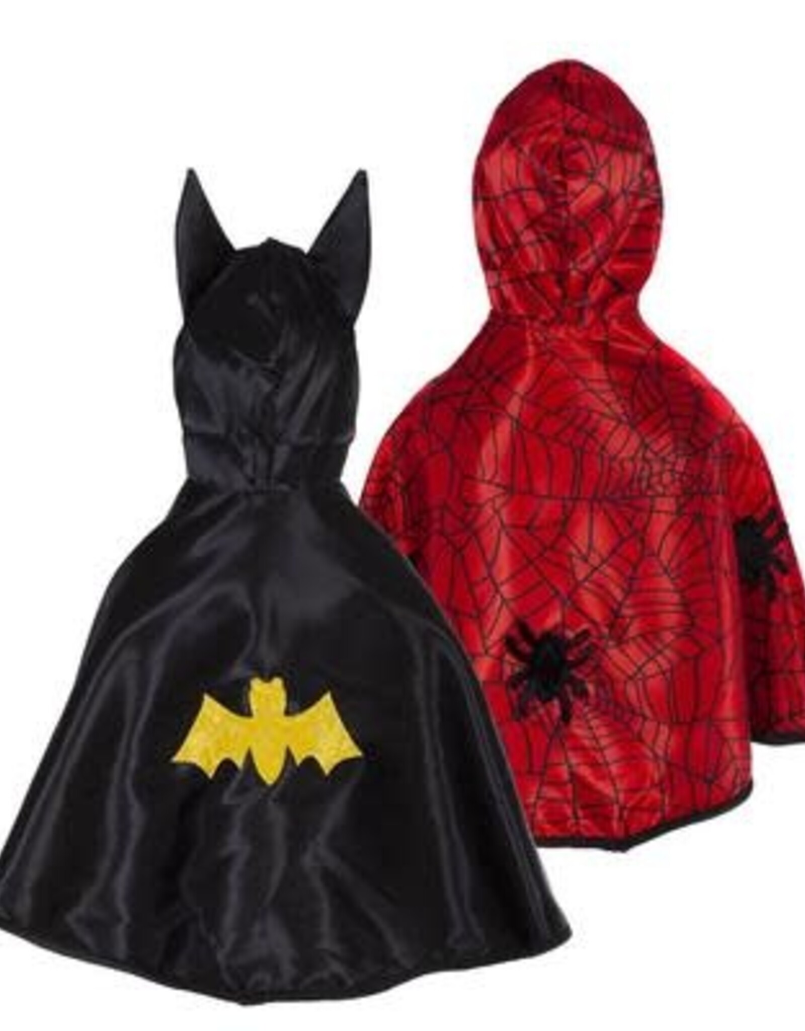 Great Pretenders Reversible Spider/Bat Toddler Cape, Size 2-3T