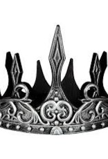 Great Pretenders Medieval Crown, Silver/Black