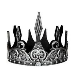 Great Pretenders Medieval Crown, Silver/Black