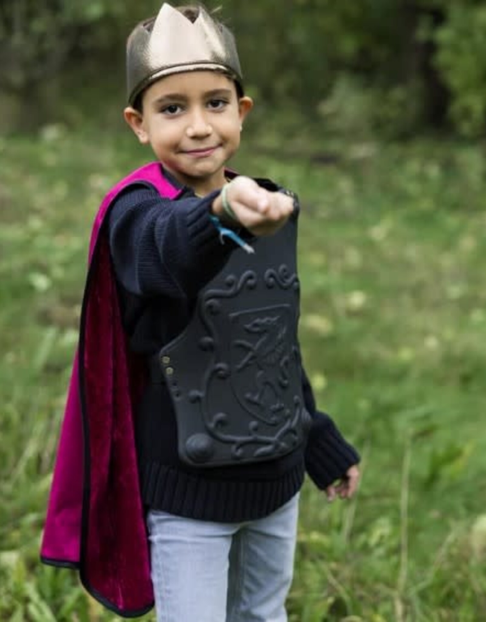 Great Pretenders Legendary Knight Cape, Chest Plate, & Crown, 3pcs, Size 4-6