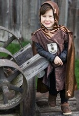 Great Pretenders Brilliant Copper Knight Tunic with Cape, Size 5-6