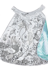Great Pretenders Colour-A-Cape Mermaid Dreamscape Includes 6 Markers Size 4-6