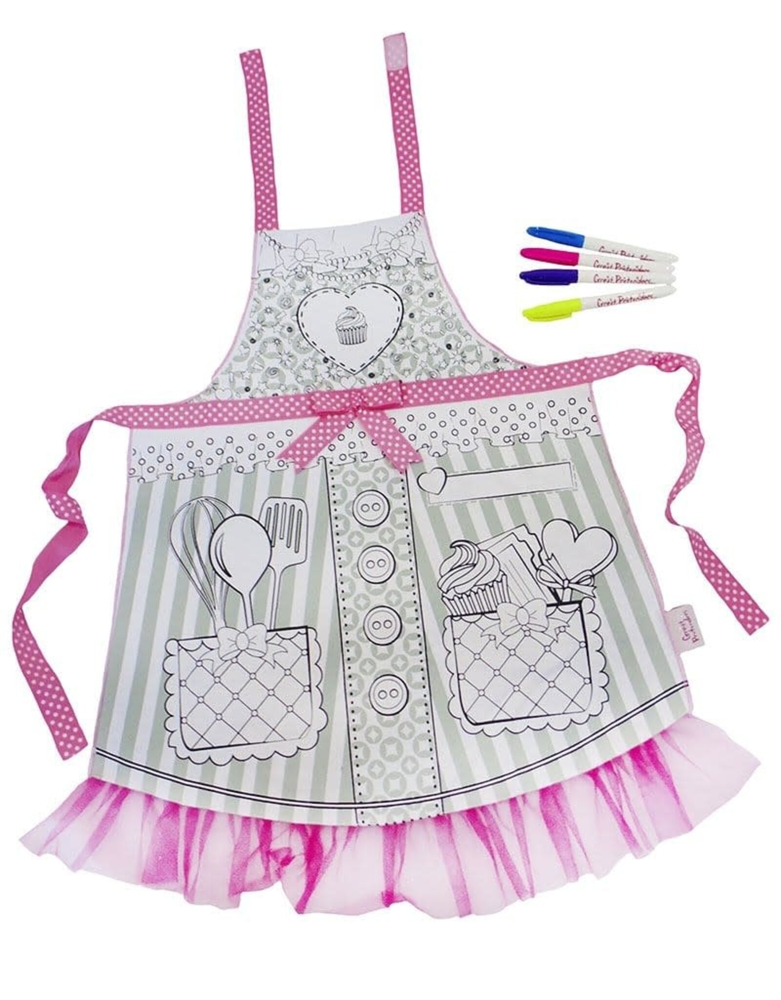 Great Pretenders Colour-An-Apron, Size 4-6