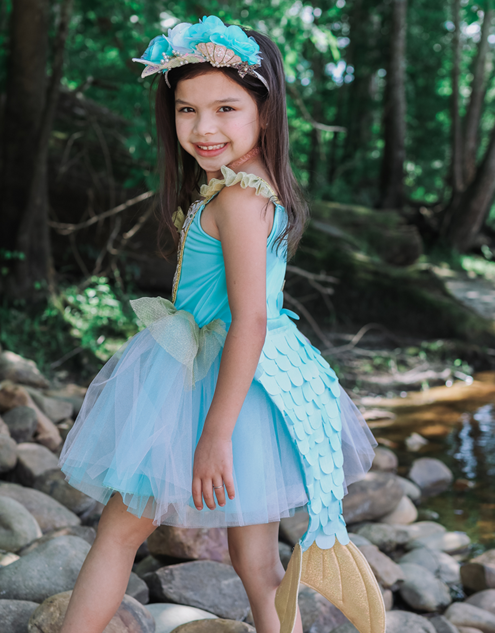 Great Pretenders Mermalicious Dress w/Tail Size 5-6