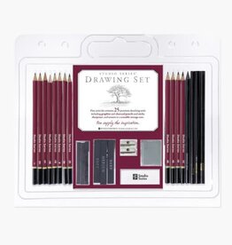 Peter Pauper Press Studio Series 25-Piece Sketch & Drawing Pencil Set