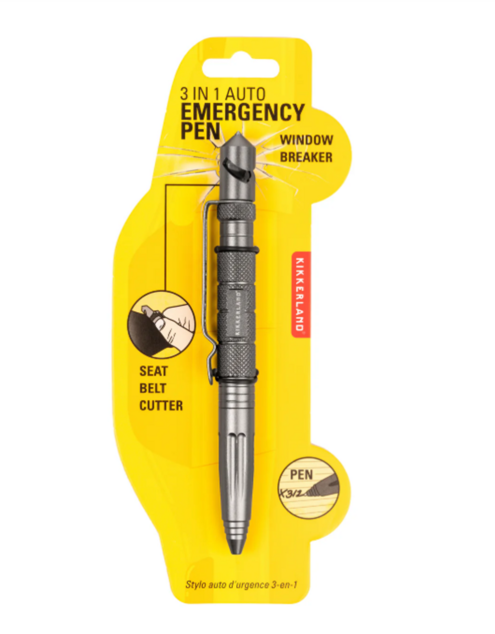 Kikkerland 3-IN-1 AUTO EMERGENCY PEN
