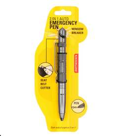 Kikkerland 3-IN-1 AUTO EMERGENCY PEN