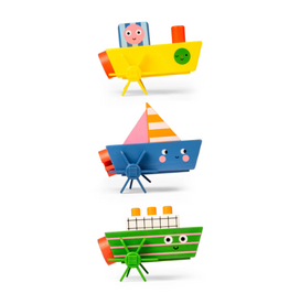 Kikkerland WIND-UP BOAT