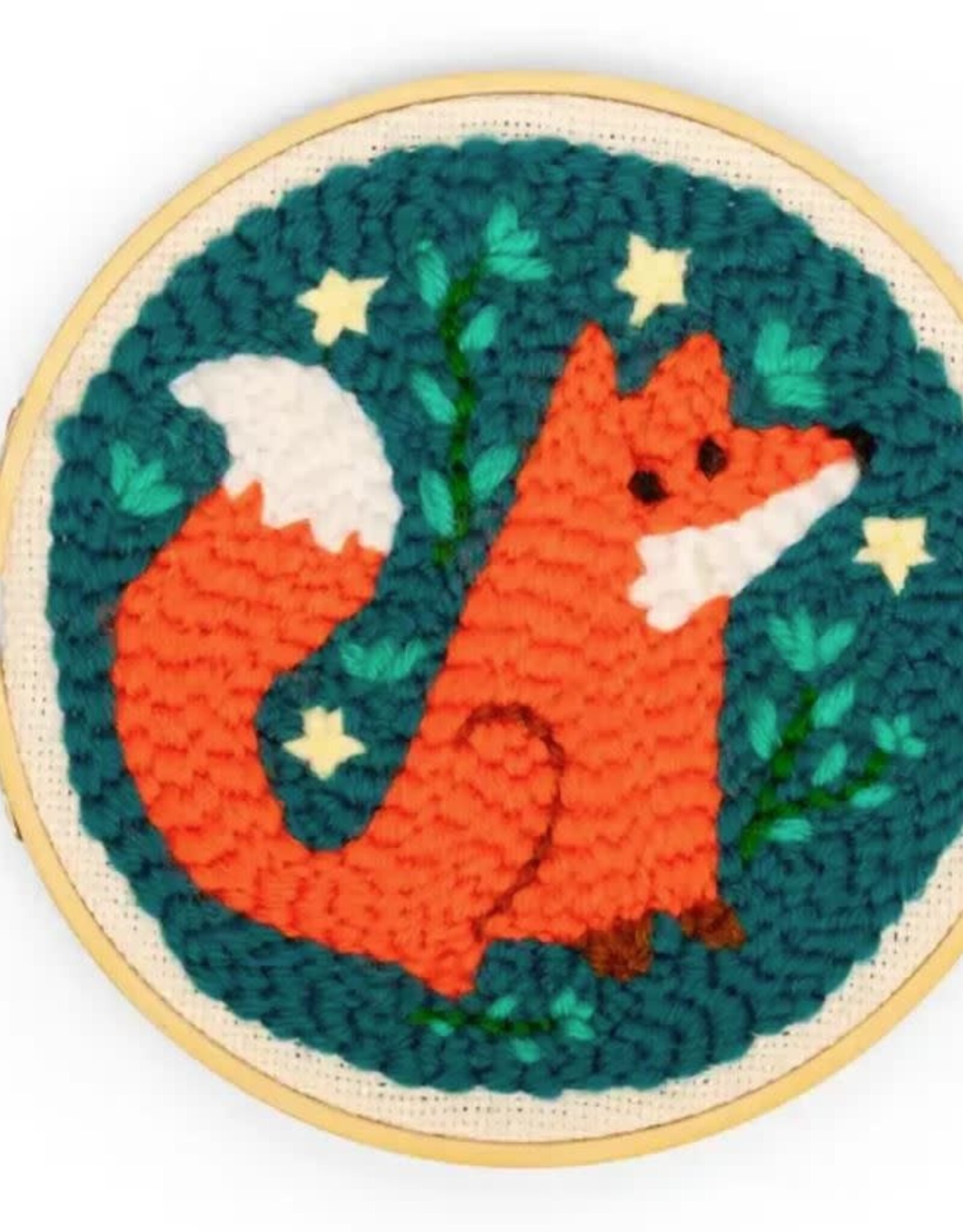 Kikkerland FOX PUNCH NEEDLE KIT