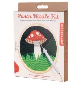 Kikkerland MUSHROOM PUNCH NEEDLE KIT