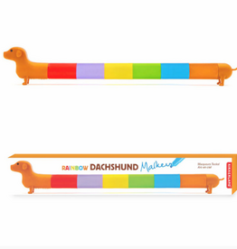 Kikkerland RAINBOW DACHSHUND MARKERS
