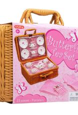 Schylling BUTTERFLY TEA SET BASKET
