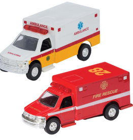 Schylling DIE CAST AMBULANCE/FIRE RESCUE