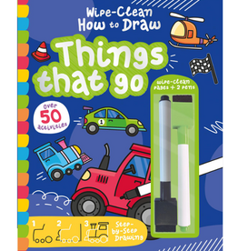 House of Marbles Wipe Clean How to Draw Things That Go