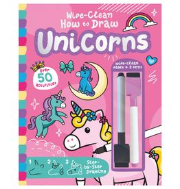 House of Marbles Wipe Clean How to Draw Unicorns