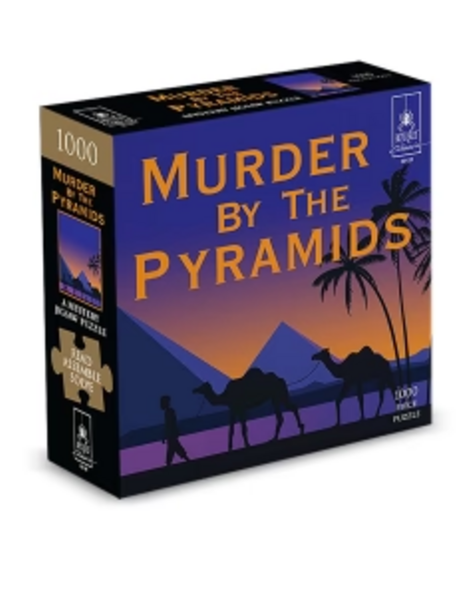 University Games PUZZLE - MYSTERY - MURDER by the PYRAMIDS - 1000pcs