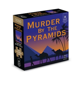 University Games PUZZLE - MYSTERY - MURDER by the PYRAMIDS - 1000pcs