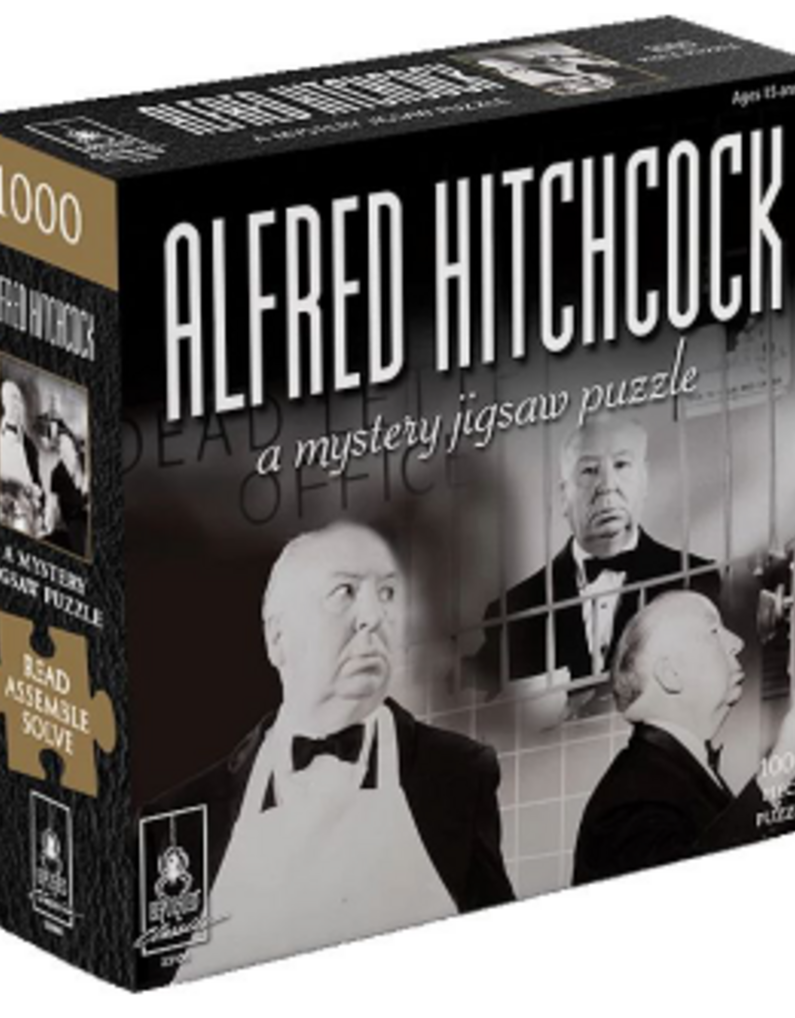 University Games PUZZLE - MYSTERY - ALFRED HITCHCOCK - 1000pc