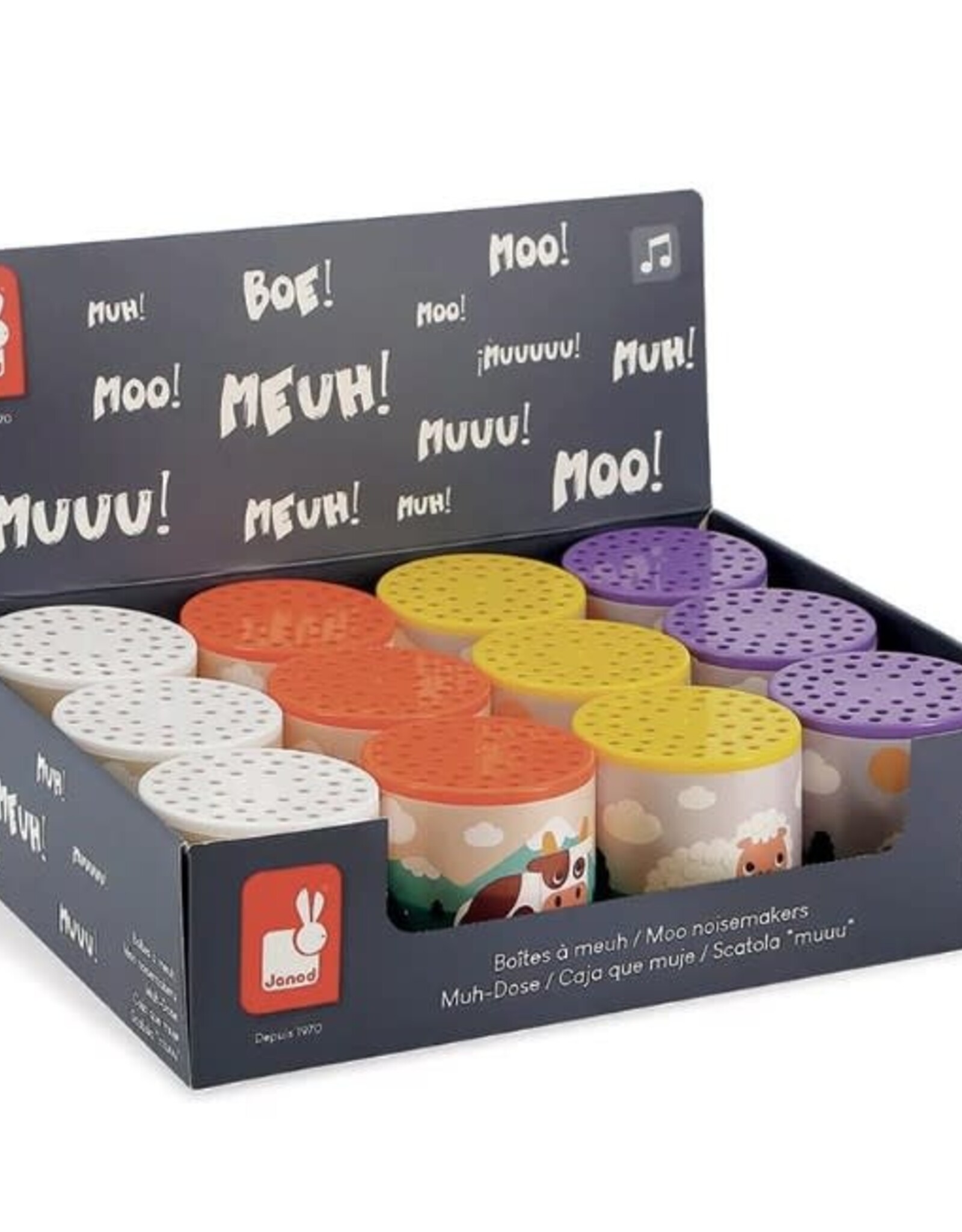 Janod JANOD POCKET -  MOO AND BAA NOISEMAKER