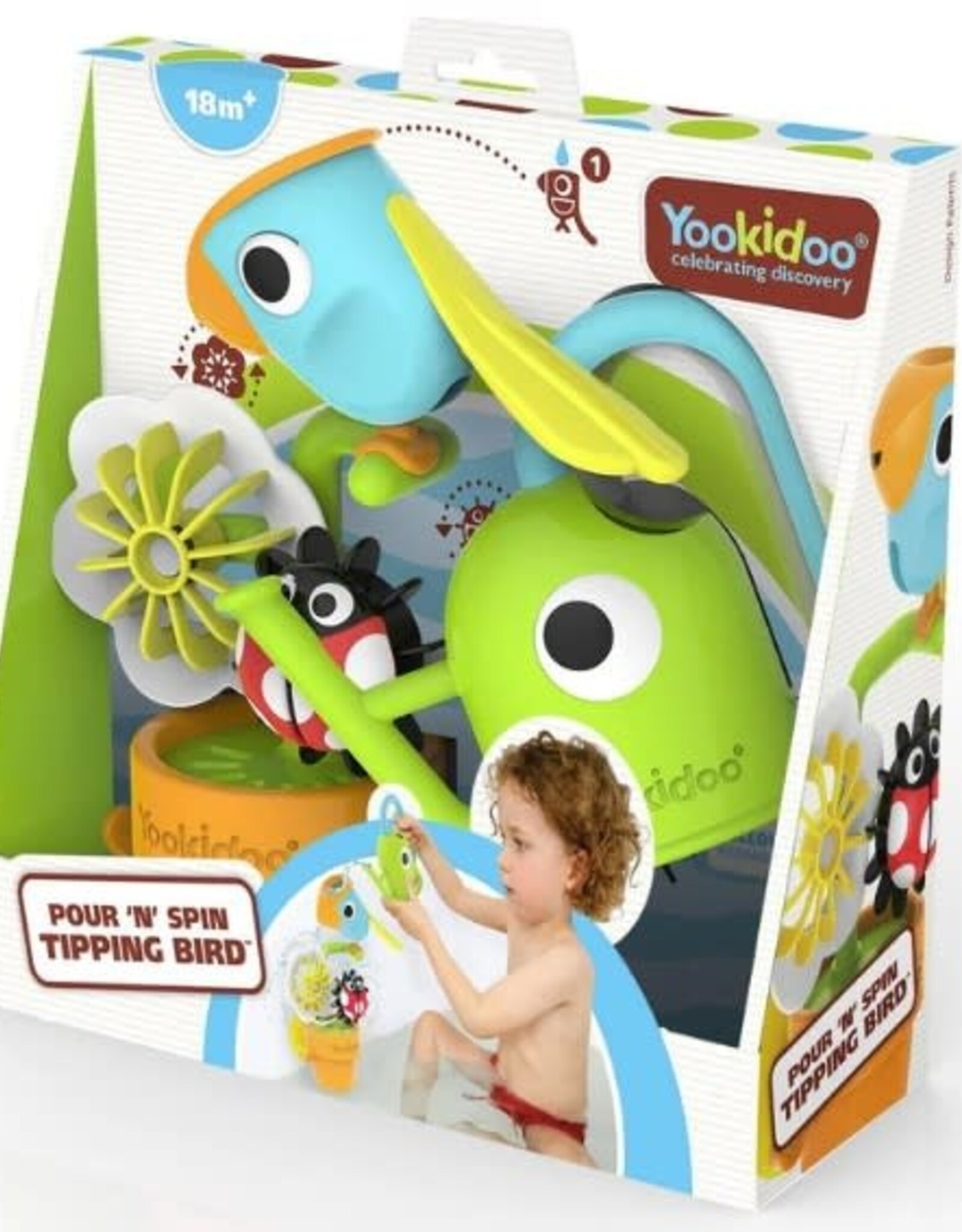 Yookidoo POUR 'N' SPIN TIPPING BIRD