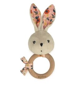 Kaloo TEETHING RING - RABBIT/POPPIES