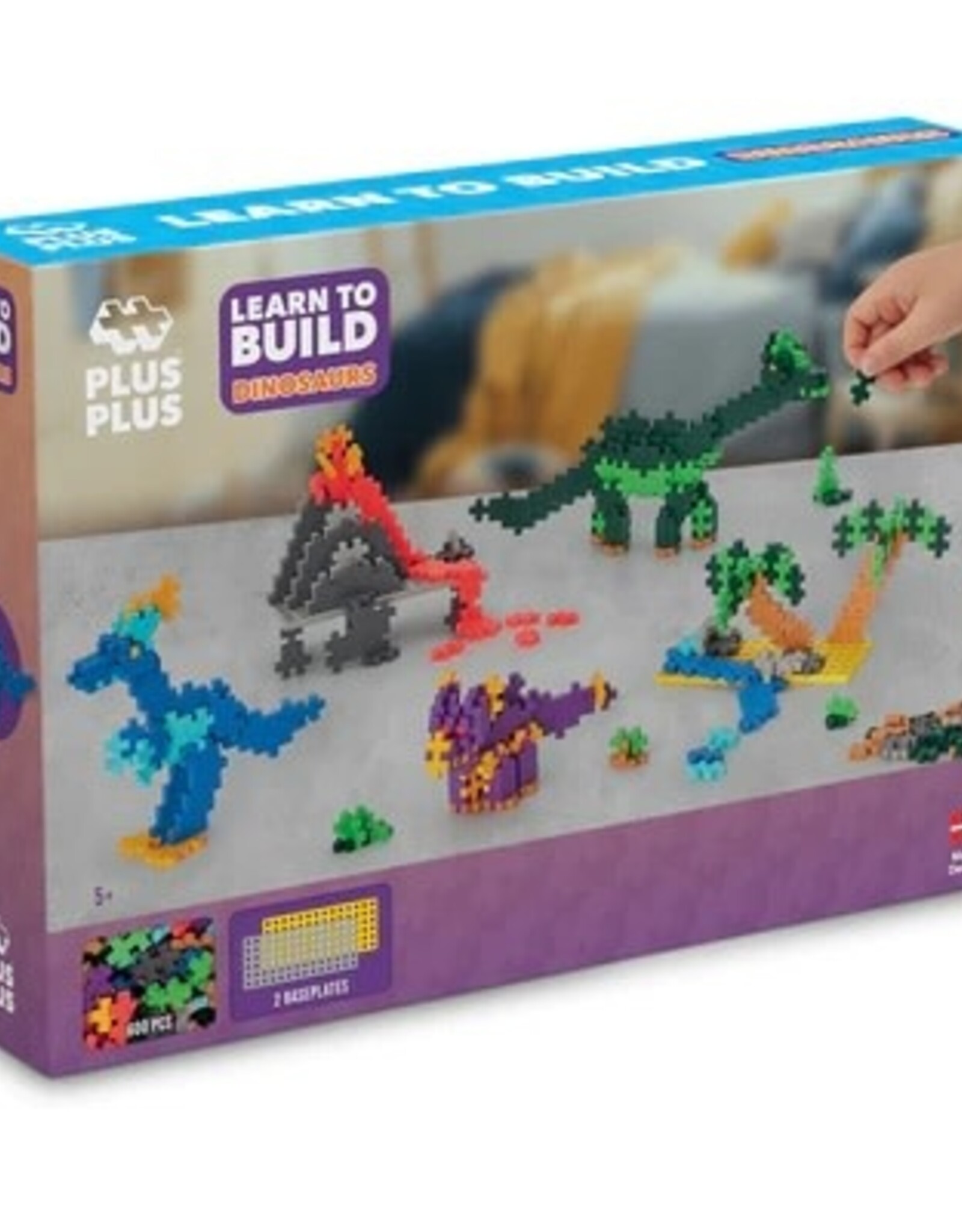 Plus Plus LEARN TO BUILD - DINOSAURES - 600pcs