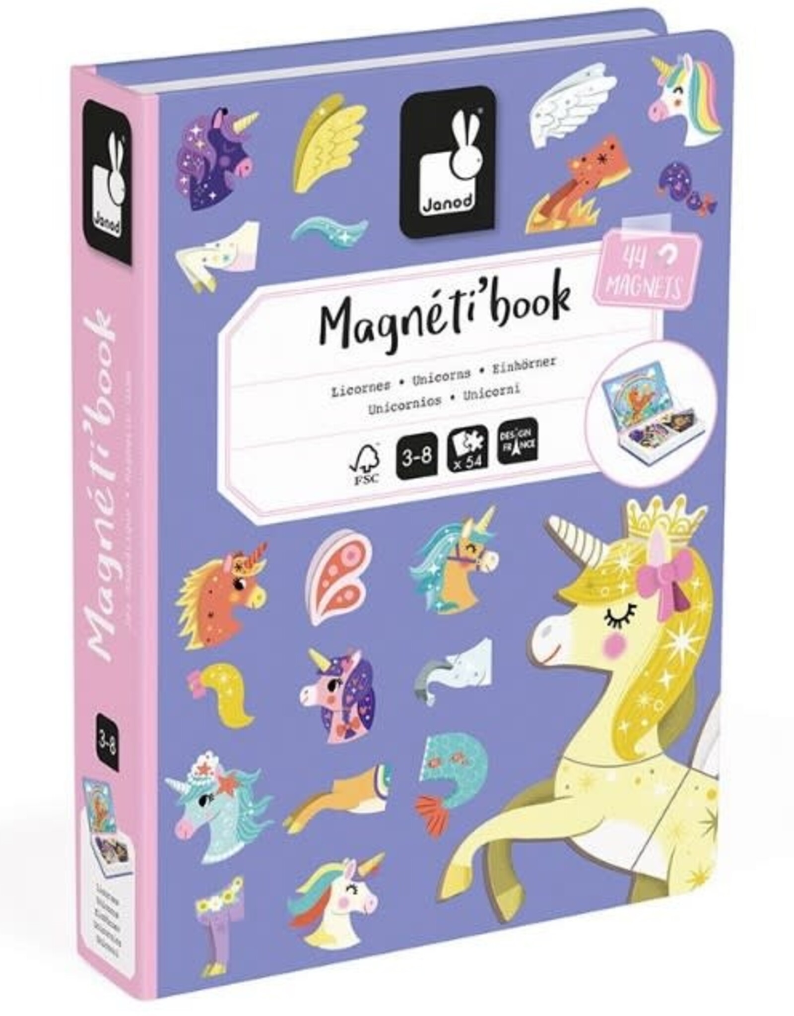 Janod MAGNÉTI'BOOK - UNICORN