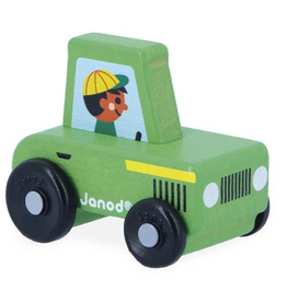 Janod CROSS ROADS- GREEN TRACTOR