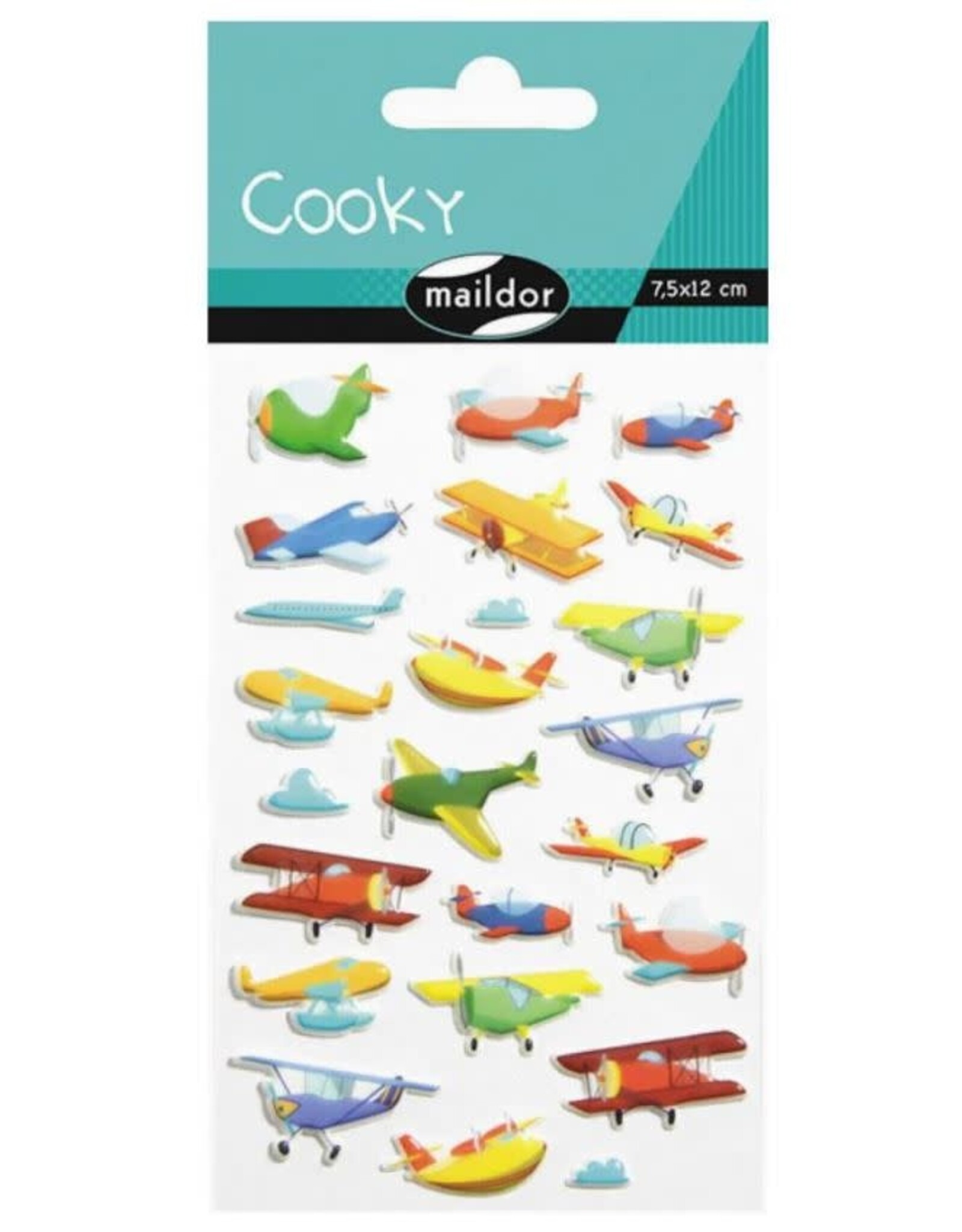 maildor Cooky Stickers Planes 25 Stickers