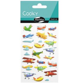 maildor Cooky Stickers Planes 25 Stickers