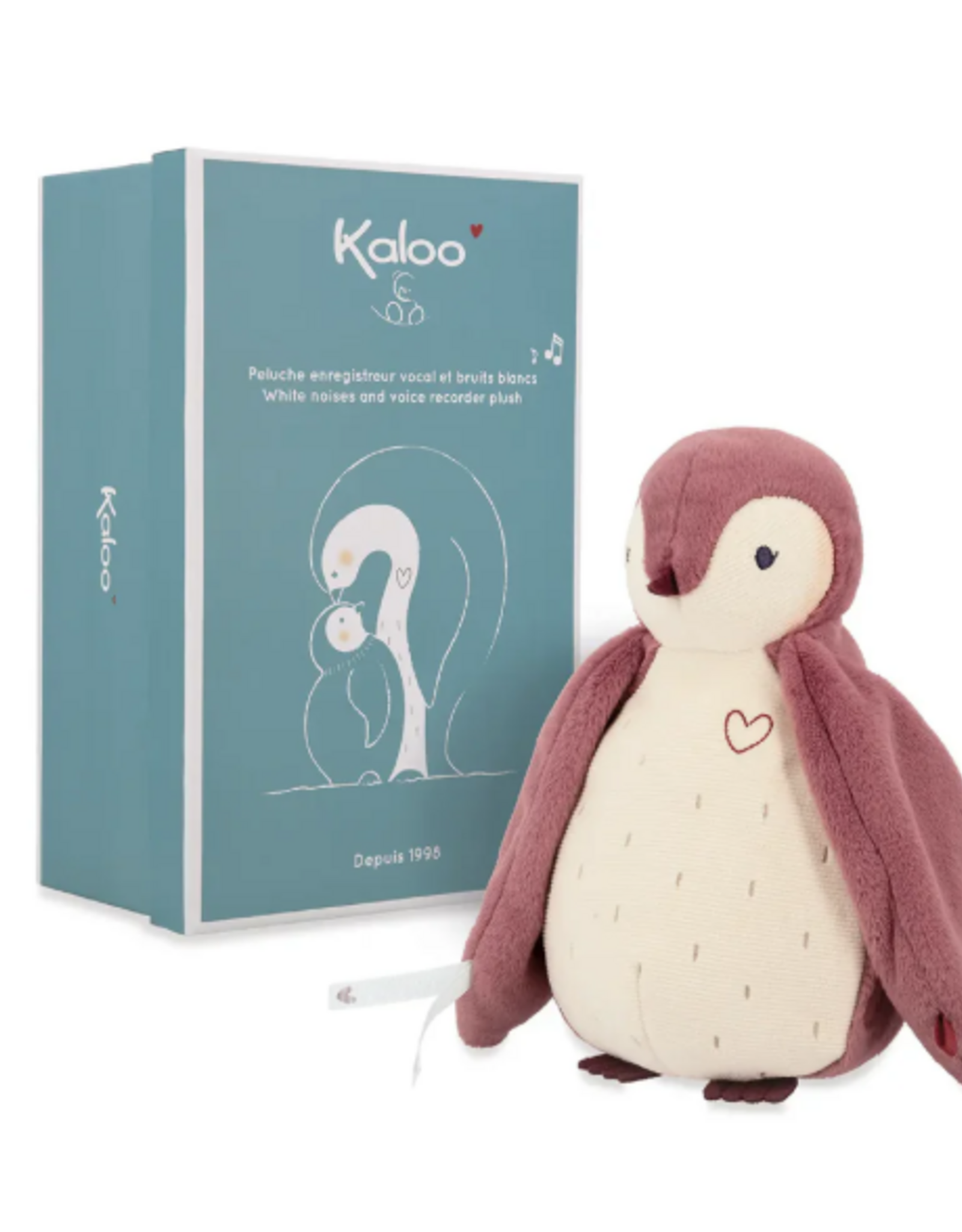 Kaloo WHITE NOISES VOICE RECORDER PLUSH - PINK