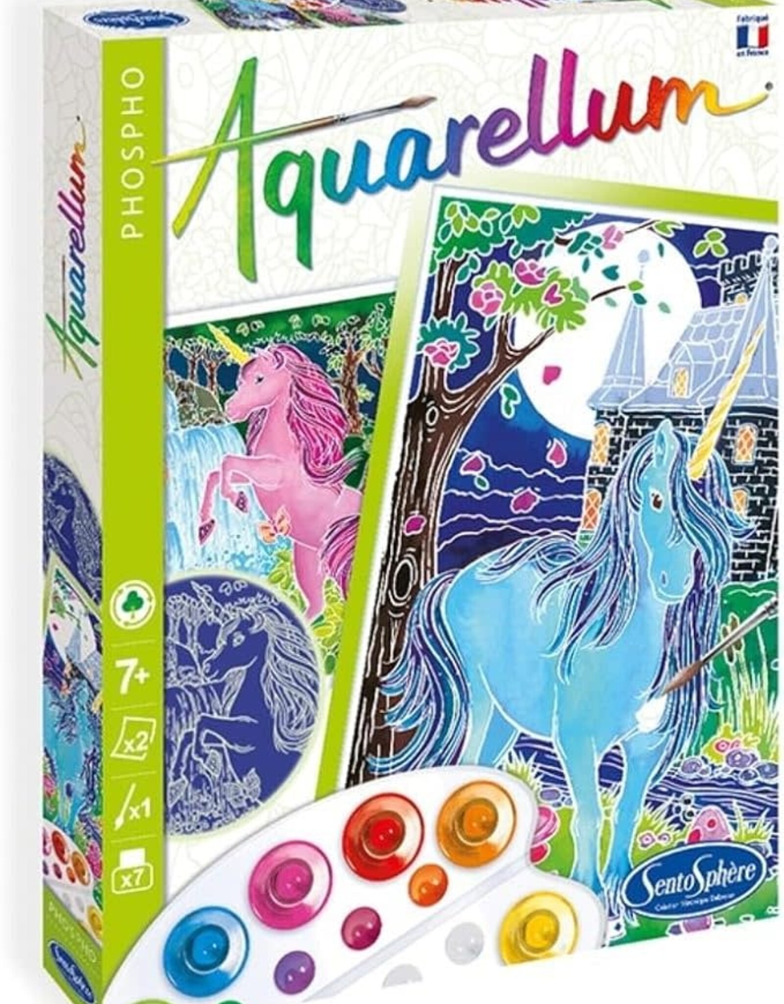 Sento Sphere AQUARELLUM PHOSPHO - UNICORNS