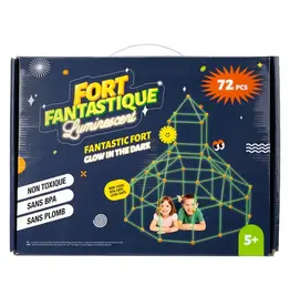 FANTASTIC FORT- GLOW IN THE DARK-72 PIECES