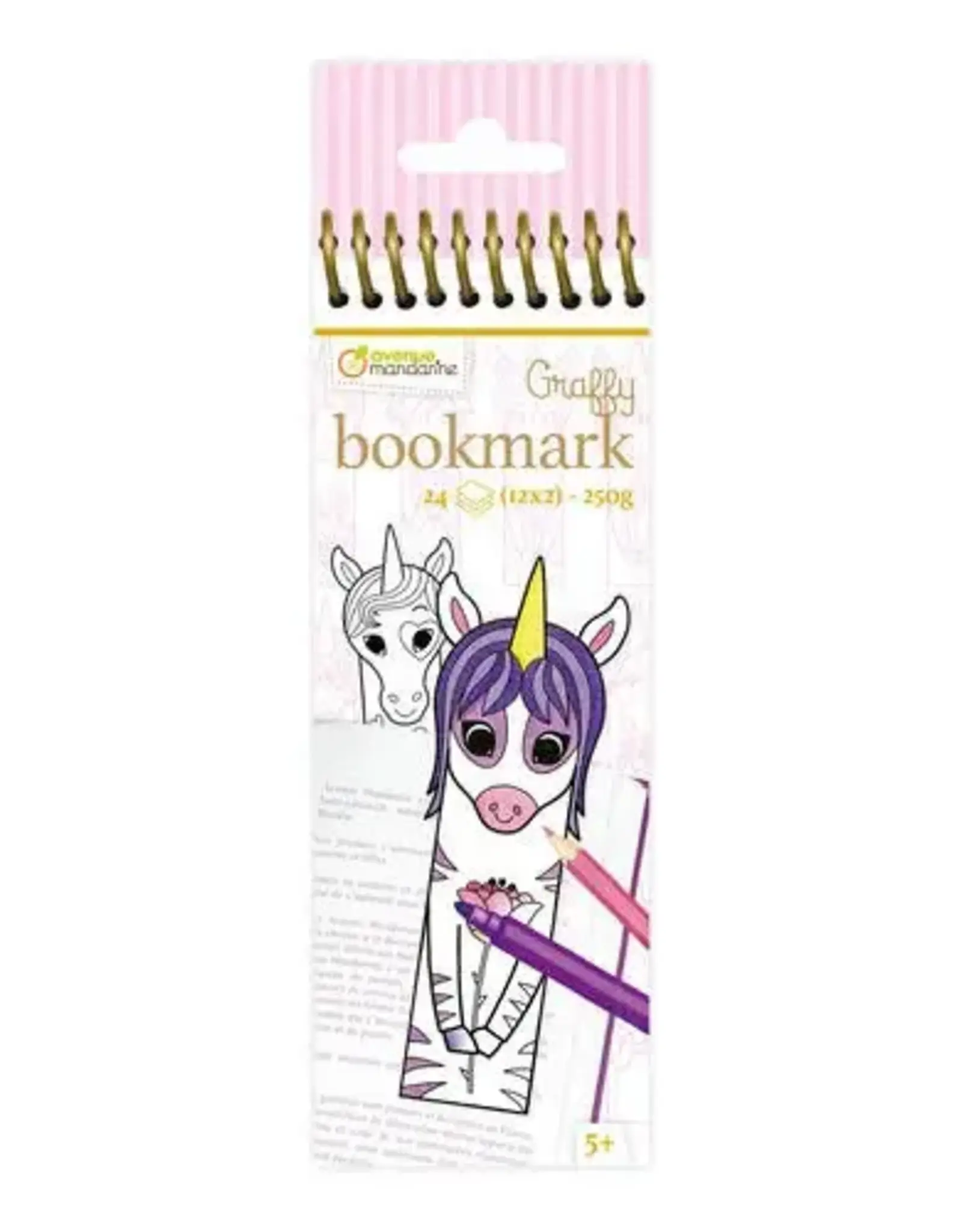 My Mandarine Graffy Unicorns Bookmark