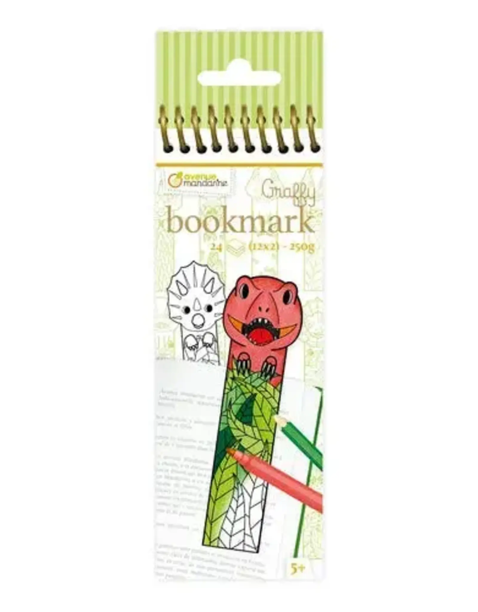 My Mandarine Graffy Dinosaur bookmark