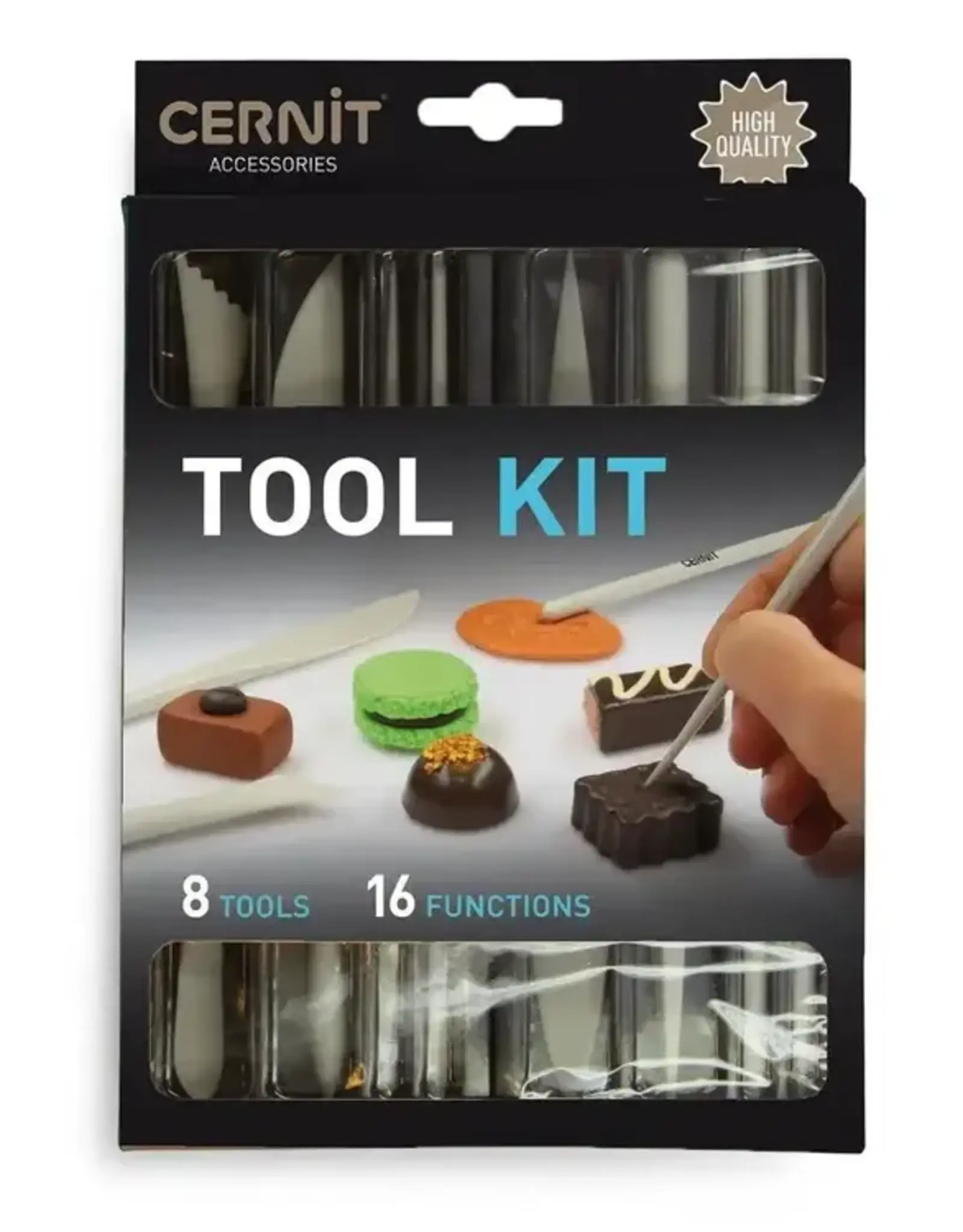 CERNIT Plastic Tool Kit for Polymer Clay