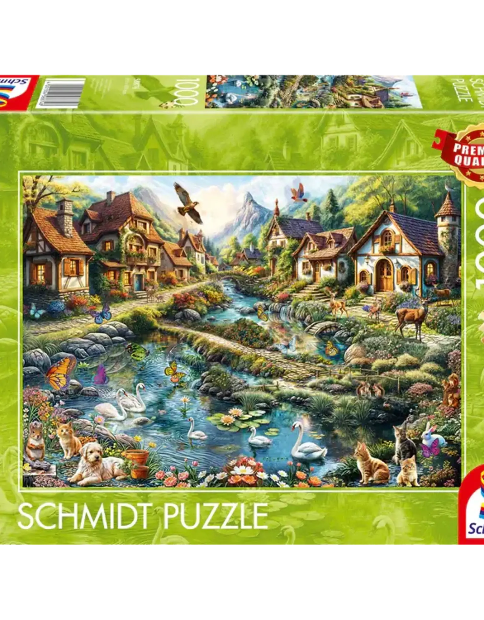 Schmidt VILLAGE ON THE EDGE OF THE FOREST 1000pc