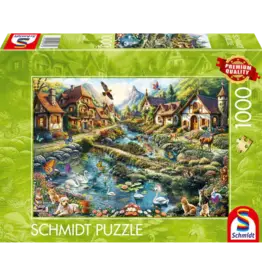 Schmidt VILLAGE ON THE EDGE OF THE FOREST 1000pc