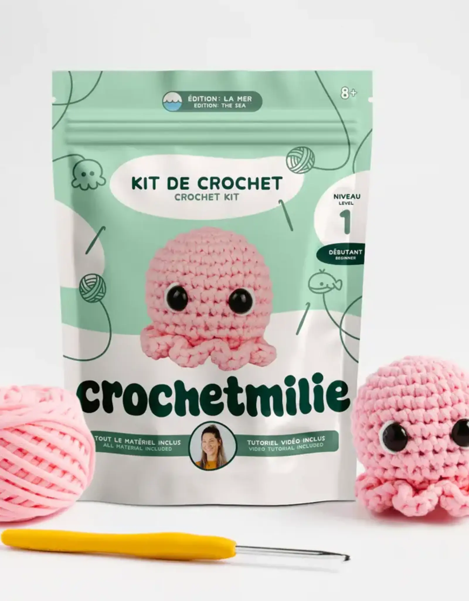 Pierre Belvedere LITTLE OCTOPUS DIY CROCHET KIT