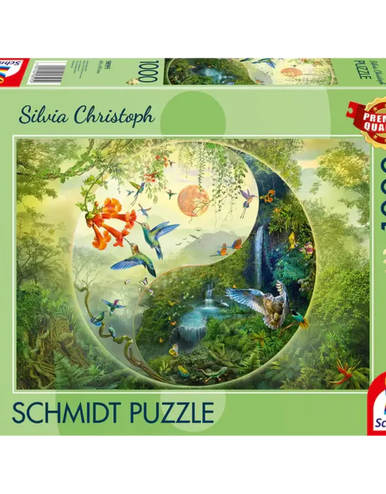 Schmidt YIN & YANG - IN THE FOREST OF HUMMINGBIRDS 1000pc