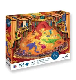 Calypto Puzzles 200pièces 480X330mm Le Trésor des Dragons