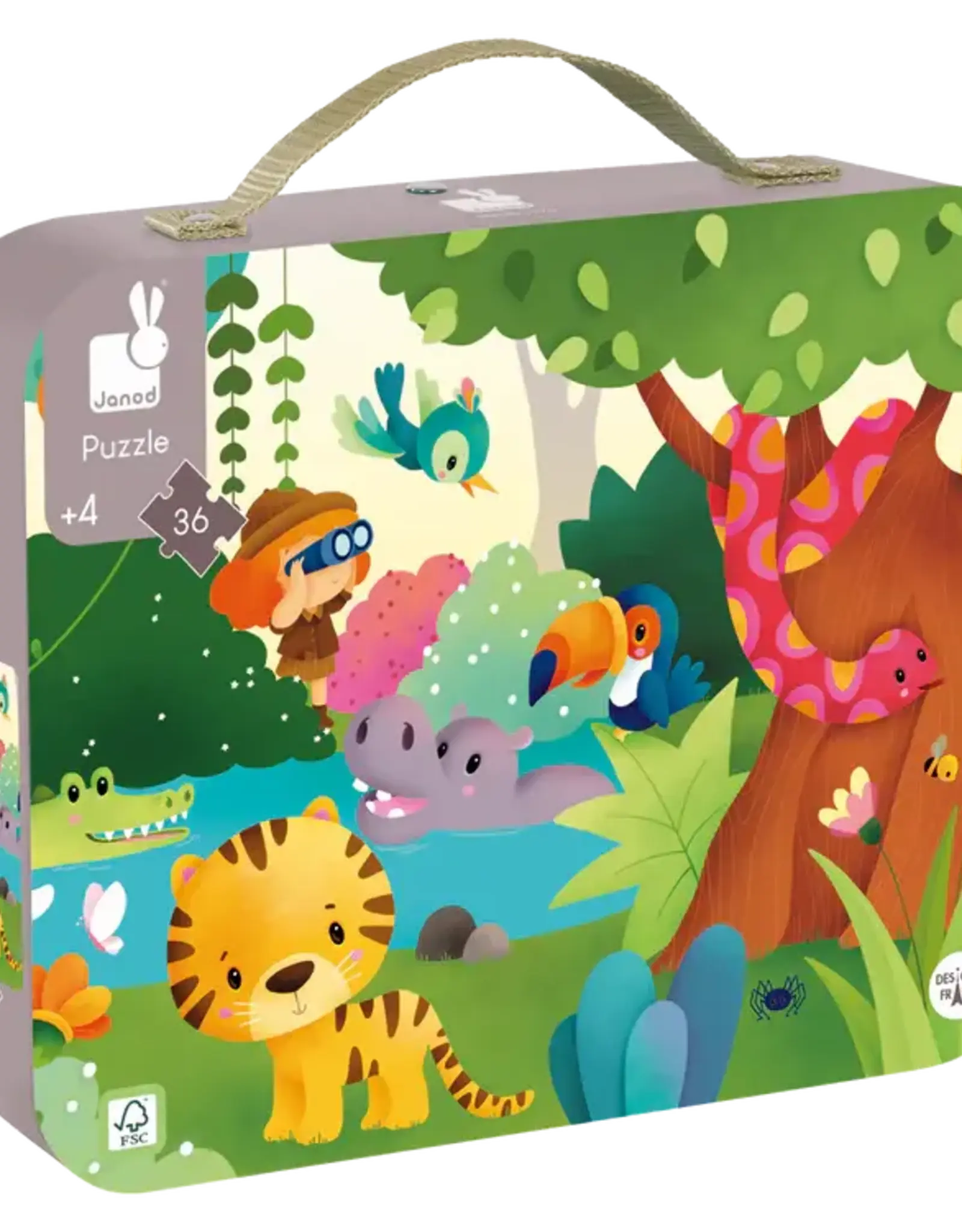 Janod WILD ANIMALS 36pc