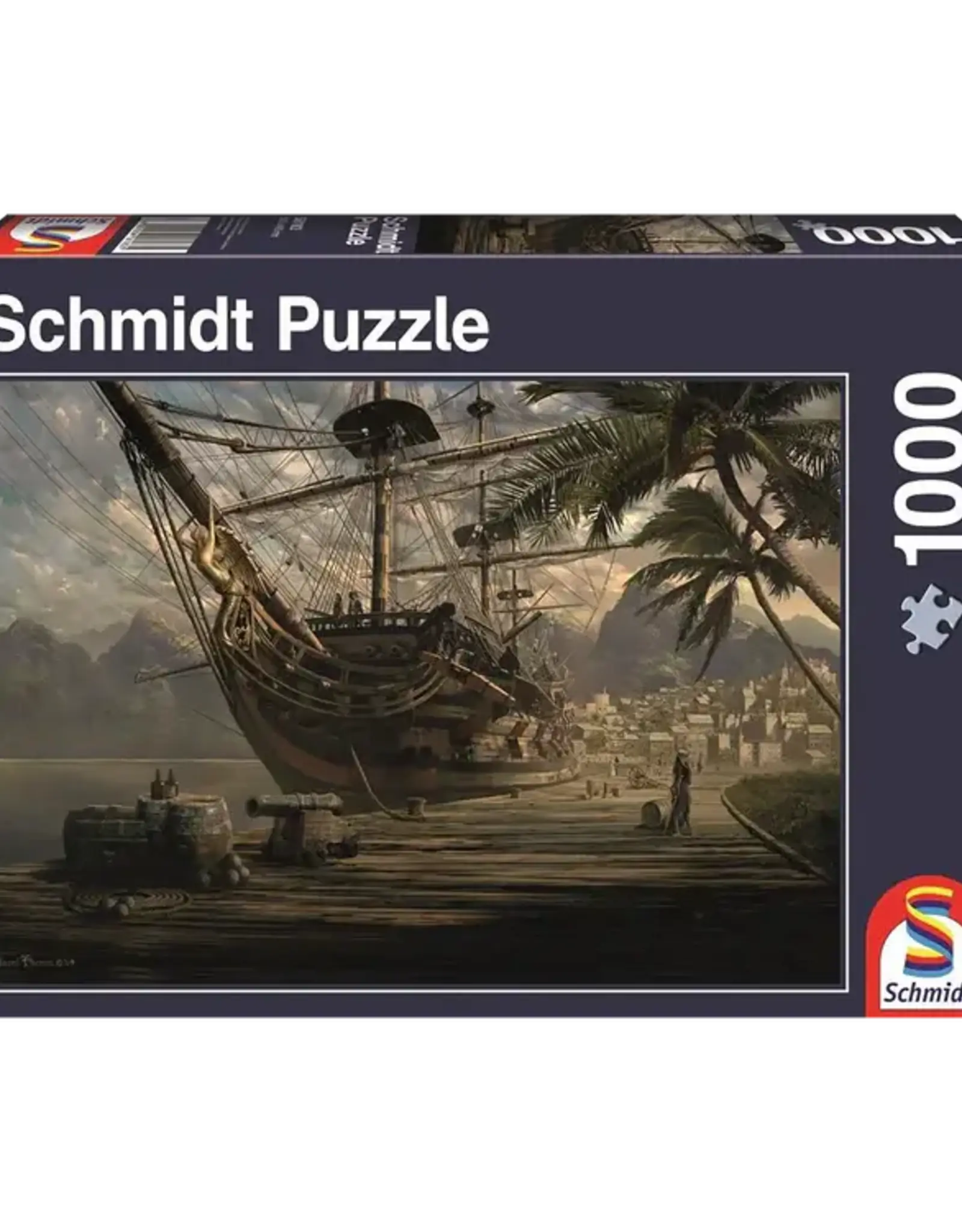 Schmidt BOAT IN PORT 1000pc
