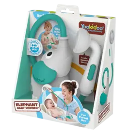 Yookidoo ELEPHANT BABY SHOWER- GREY & FOREST GREEN