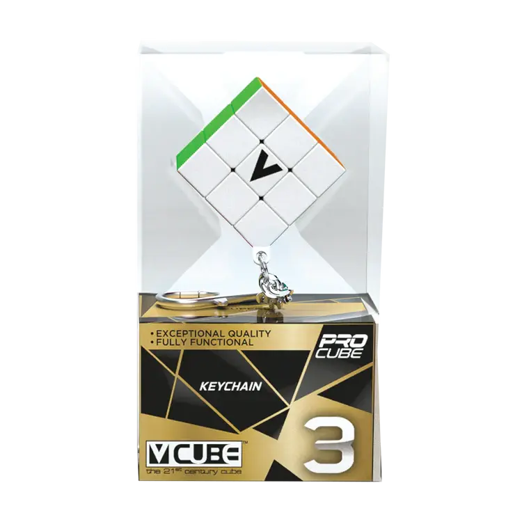 V-CUBE KEYCHAIN V3 - FLAT - Monkey Mountain Toys & Games